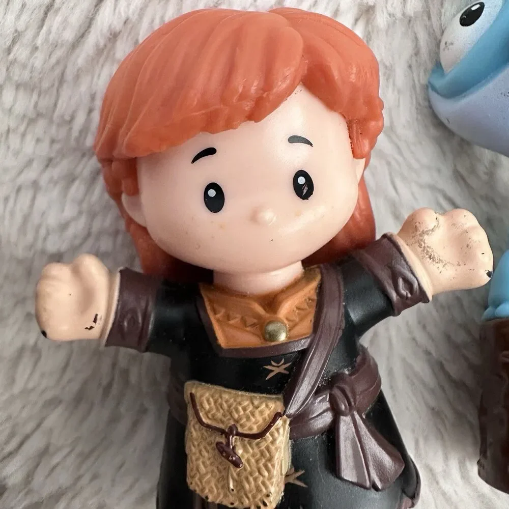 Fisher Price Little People Disney Frozen Lot Anna Elsa Bruni Sven Kristoff Olaf